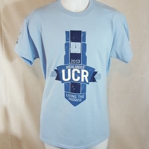 UCR University of california riverside blue medium t shirt
