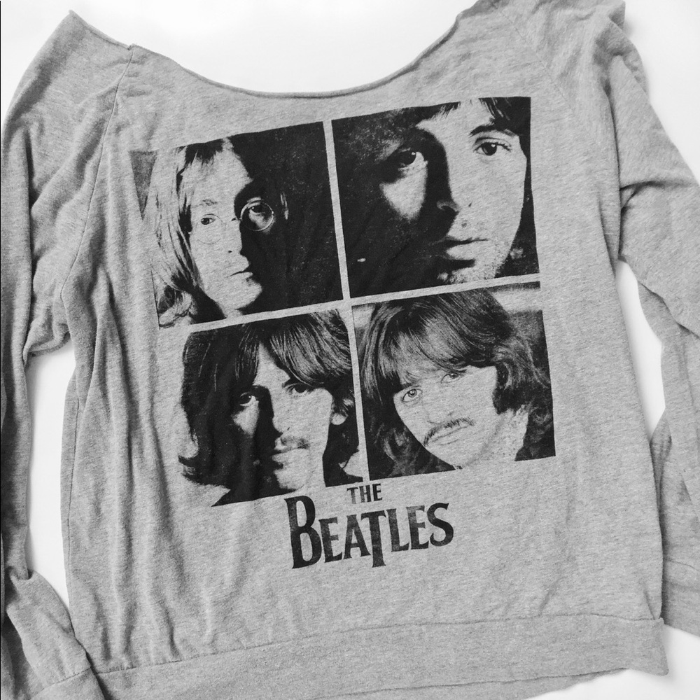 Beatles Graphic Long Sleeve Shirt