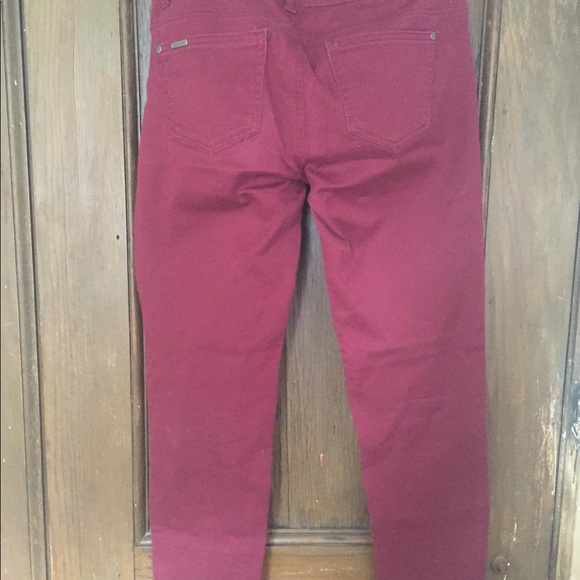 Skinny jeans- maroon/burgundy - Picture 2 of 2