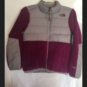 NORTH FACE 550Girls Deep Prpl Fleece Denali jacket