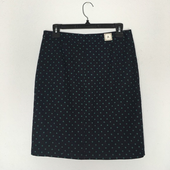 Polka Dot Pencil Skirt - Picture 2 of 5