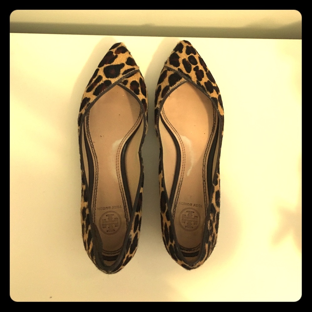 Tory Butch Leopard Flats