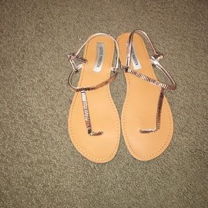 Steve Madden Sandals with Rose Gold Jewels