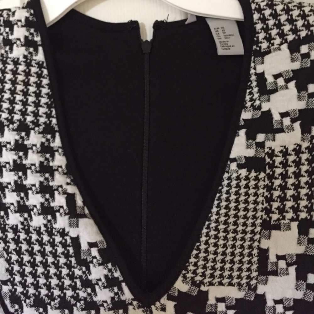 Black and white hm midi dress - Picture 2 of 4