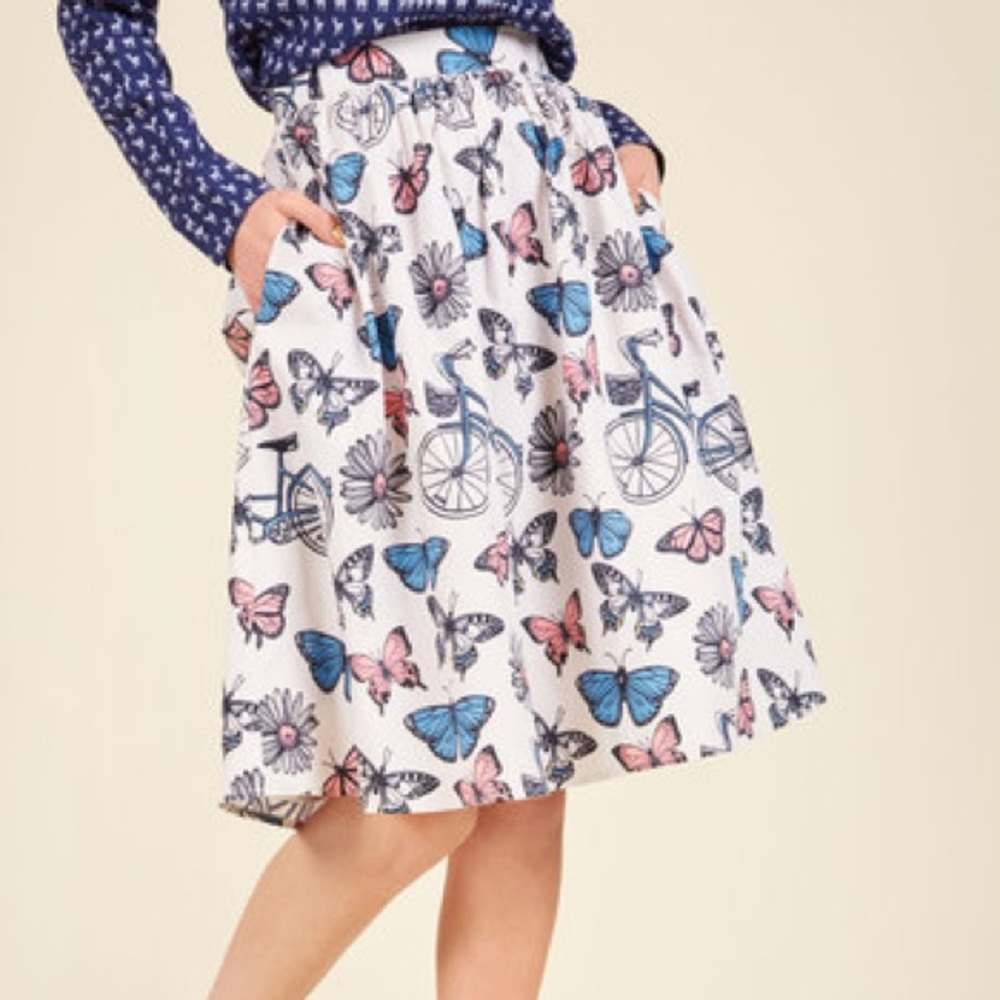 flit and flirt a line skirt