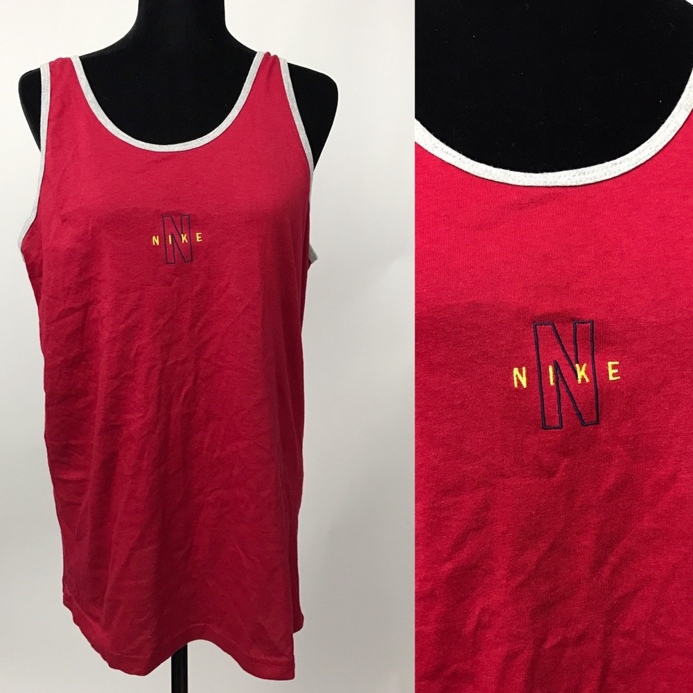 Vintage 80s NIKE Ringer Tank Top