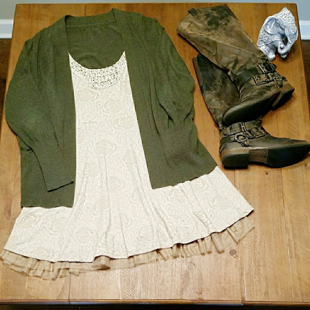 Free People- Sleeveless Fit & Flare Dress Like New