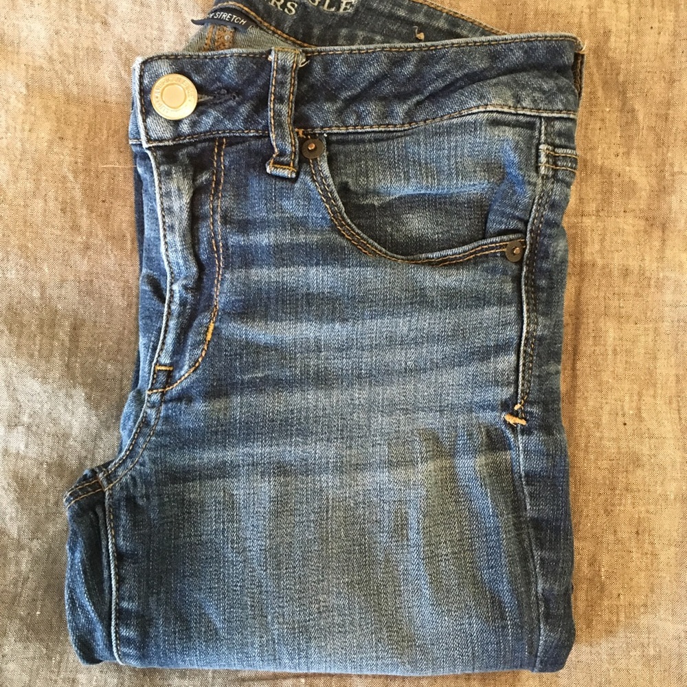 American Eagle Skinny Kick Jeans - Size 6 x-long