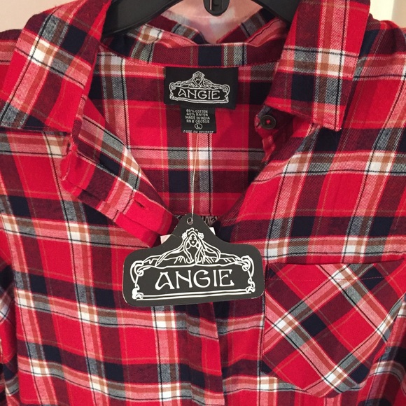 Red flannel with Paisley back - Picture 2 of 4