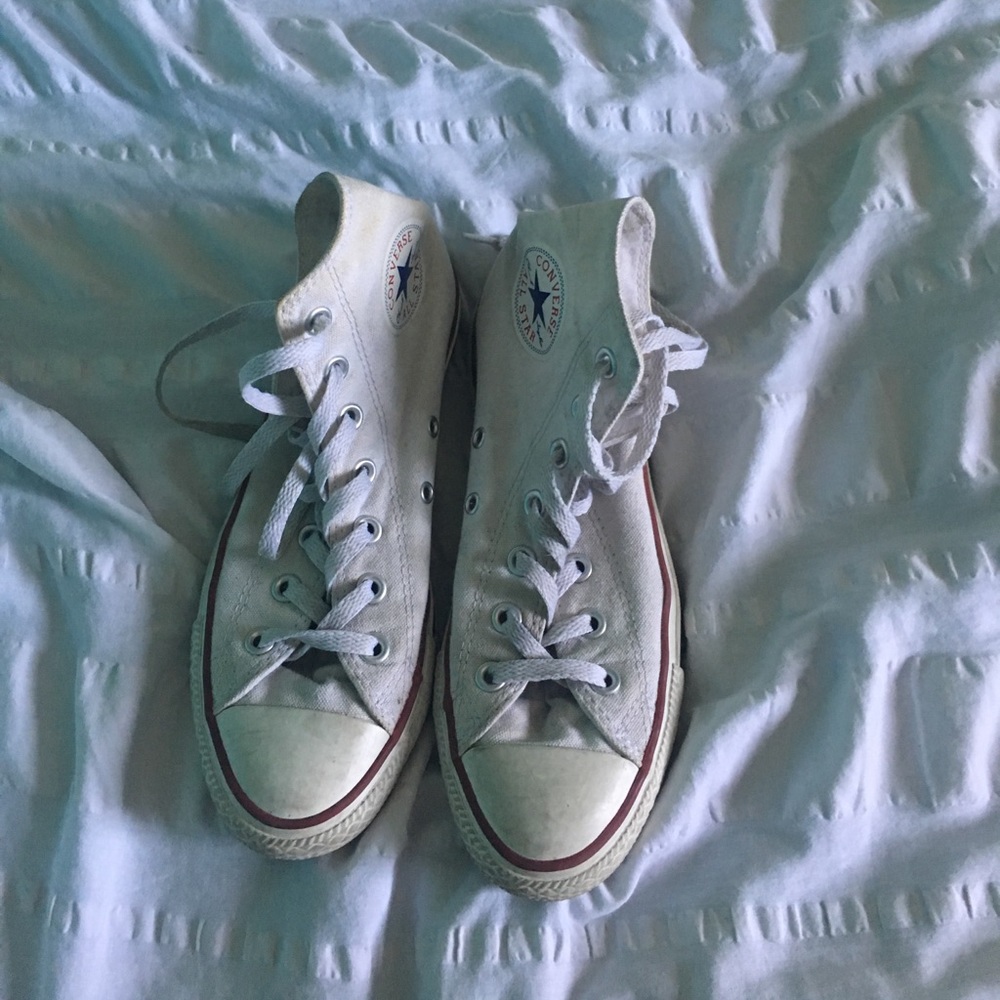 White high top converse