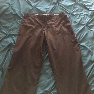Black grays anatomy scrub pants