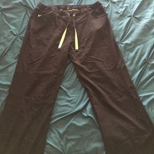 Black scrub pants