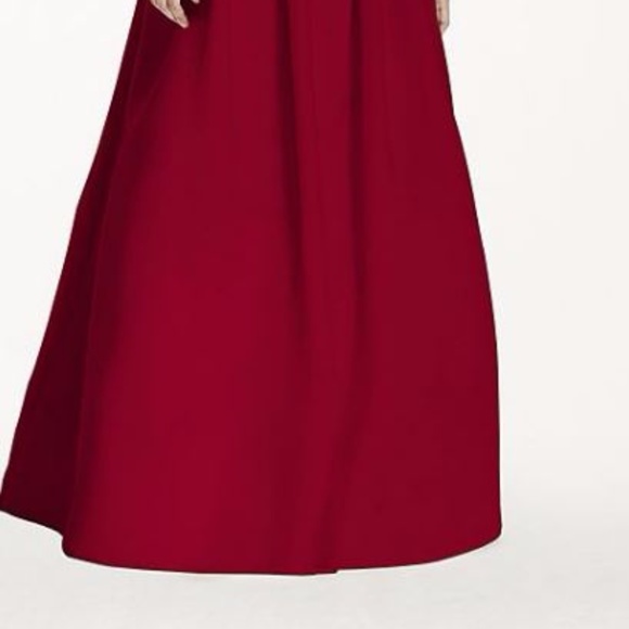 David's Bridal Dresses Davids Bridal Apple Red Bridesmaid Dress