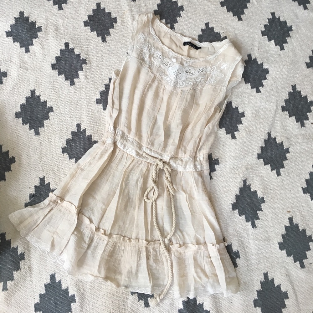 Beautiful Floral Embroidered Tank