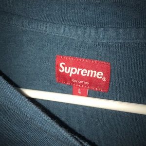 Supreme pocket tee long sleeve