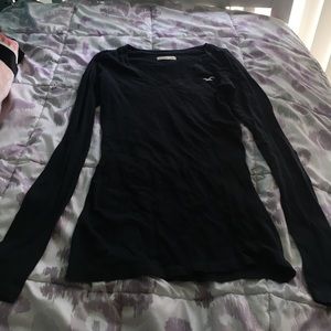 Dark Navy Blue Hollister Shirt