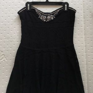 Strapless free people dress
