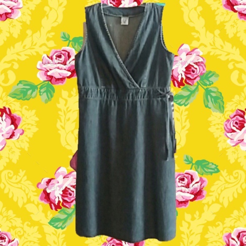 OLD NAVY- Super Comfey Chambray Dress Soft Boho!