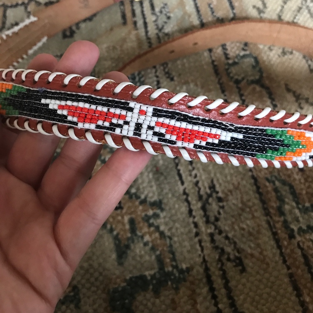 Vintage beaded belt