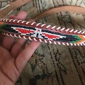 Vintage beaded belt