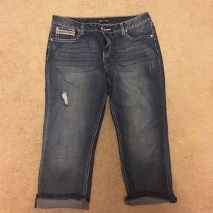 Love indigo size 14 Capri jeans