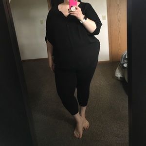 Sheer Black Torrid Blouse