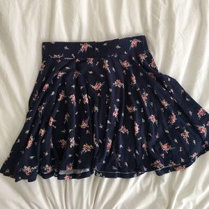 floral skater skirt