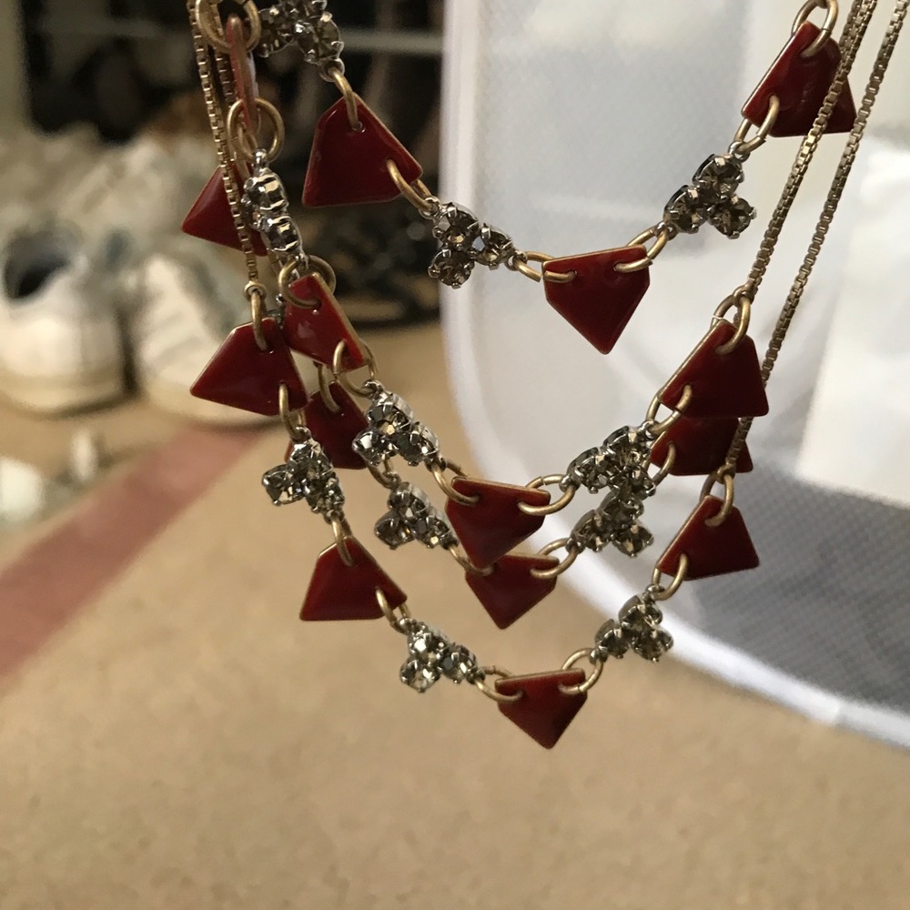 Madewell layered statement necklace