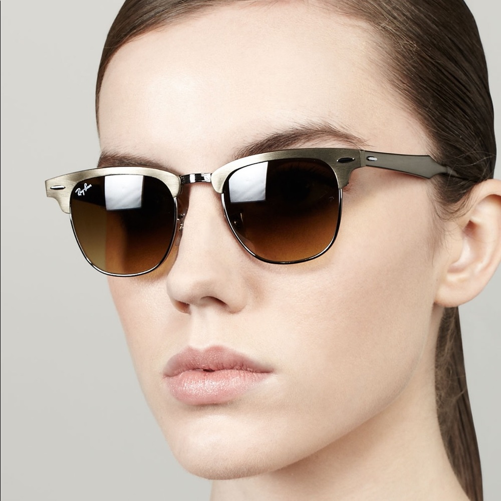 Ray Ban Brushed Bronze Aluminum Clubmaster
