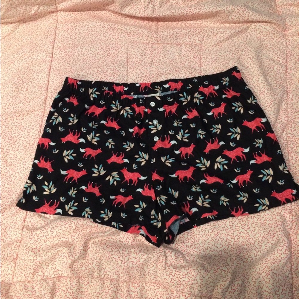 Sonoma fox print sleep shorts