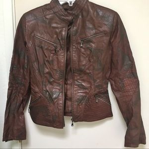 New never worn! Genuine Italian Leather Jacket!