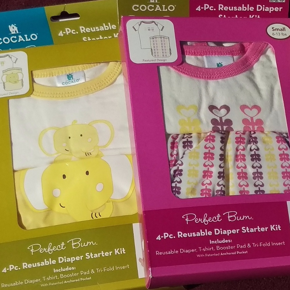 Small / Newborn Cloth Diaper Lot - Ai2 / Hybrid