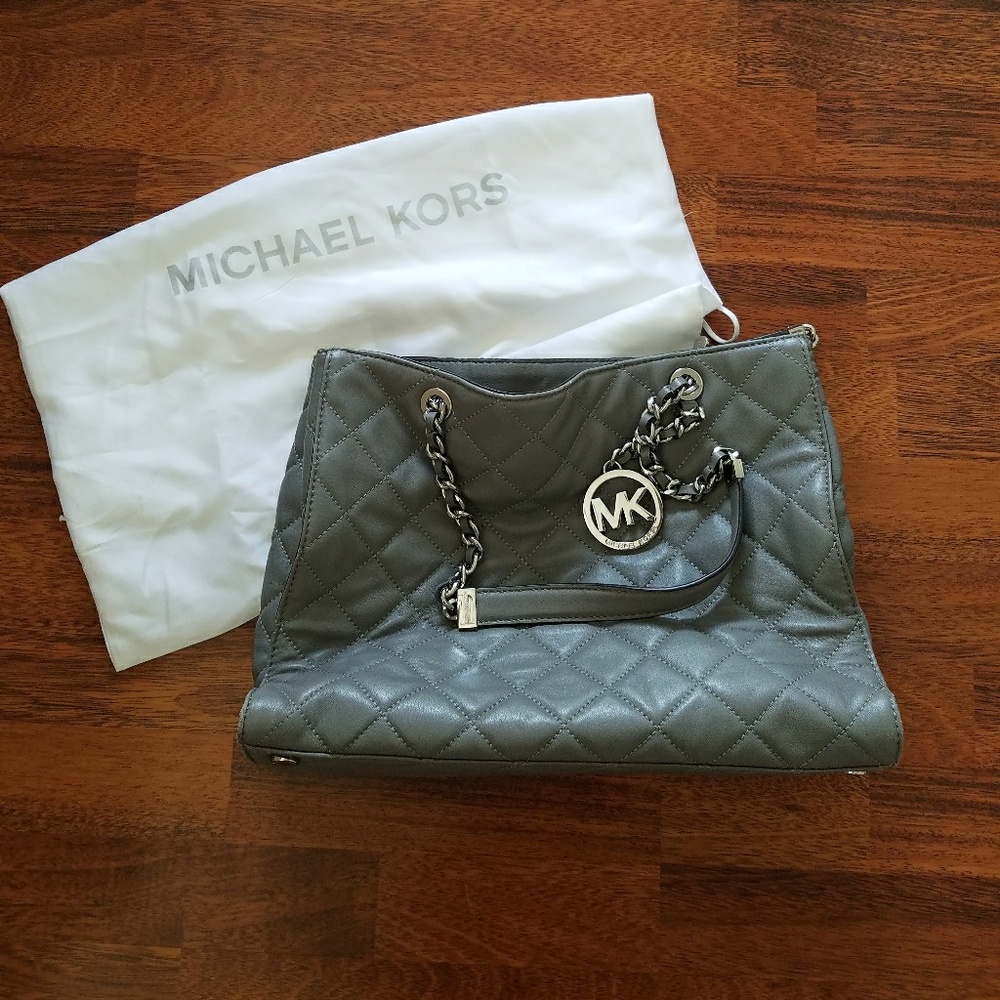 Michael Kors Quilted Leather Tote