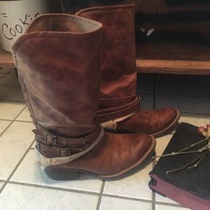 Sheriff Western Boot Size 8