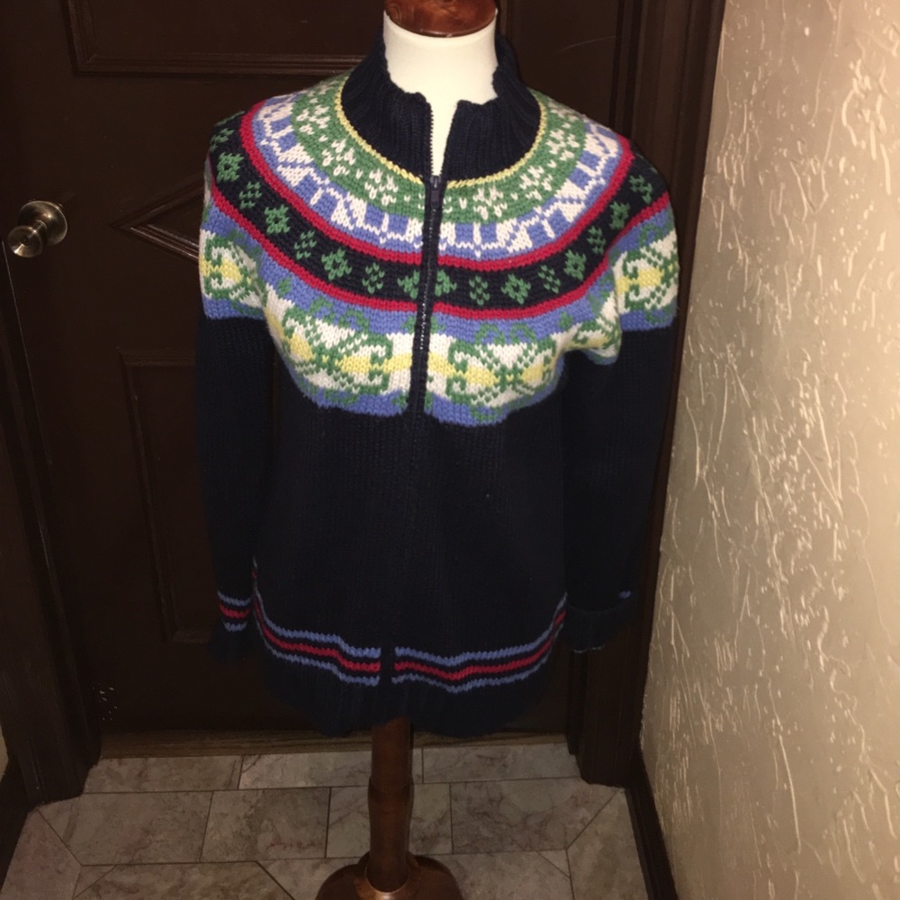 Zip up sweater