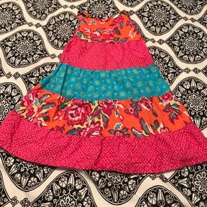 Adorable Mixed Print Dress