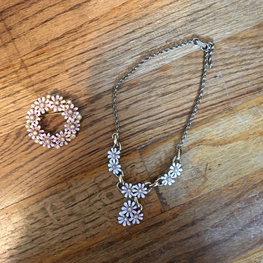 Necklace and brooch
