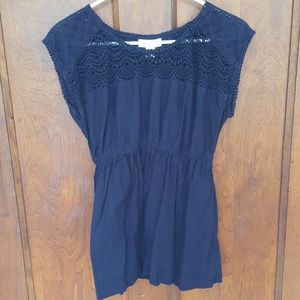 Motherhood Maternity Navy Tunic Top