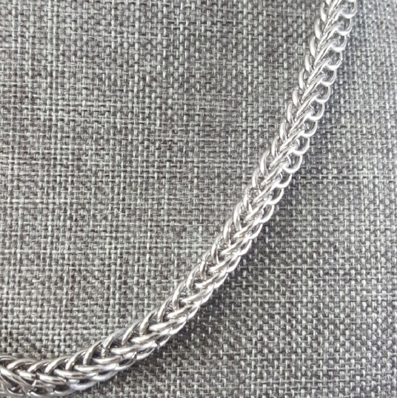 🔴SOLD🔴Mens Stainless Steel Chainmail Necklace - Picture 2 of 4