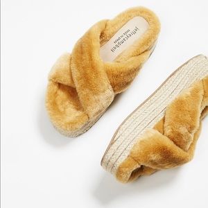 Jeffrey Campbell Shoes - Jeffrey Campbell Luxe Faux Fur Sandals Jeffrey Campbell Shoes - Jeffrey Campbell Luxe Faux Fur Sandals