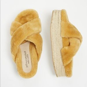 Jeffrey Campbell Shoes - Jeffrey Campbell Luxe Faux Fur Sandals Jeffrey Campbell Shoes - Jeffrey Campbell Luxe Faux Fur Sandals