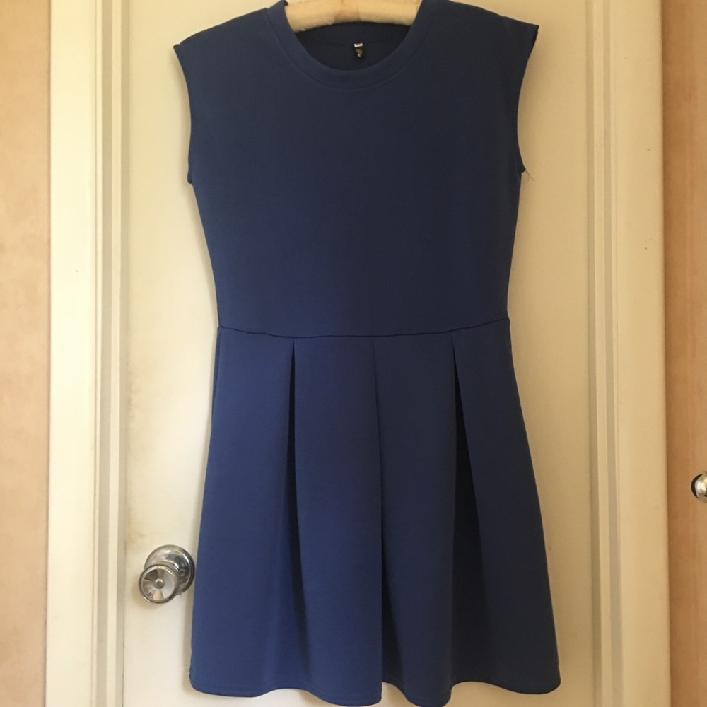 Yu Fei Blue Skater Dress