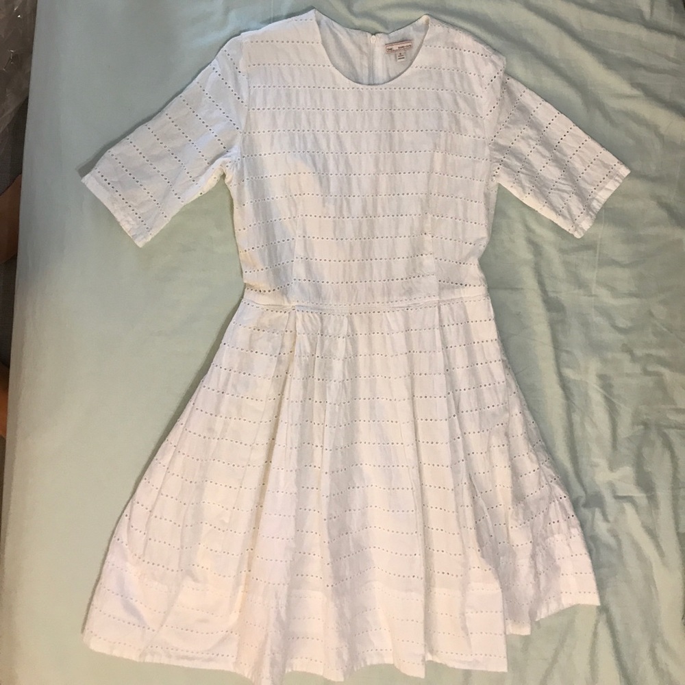 Gap cotton eyelet dress