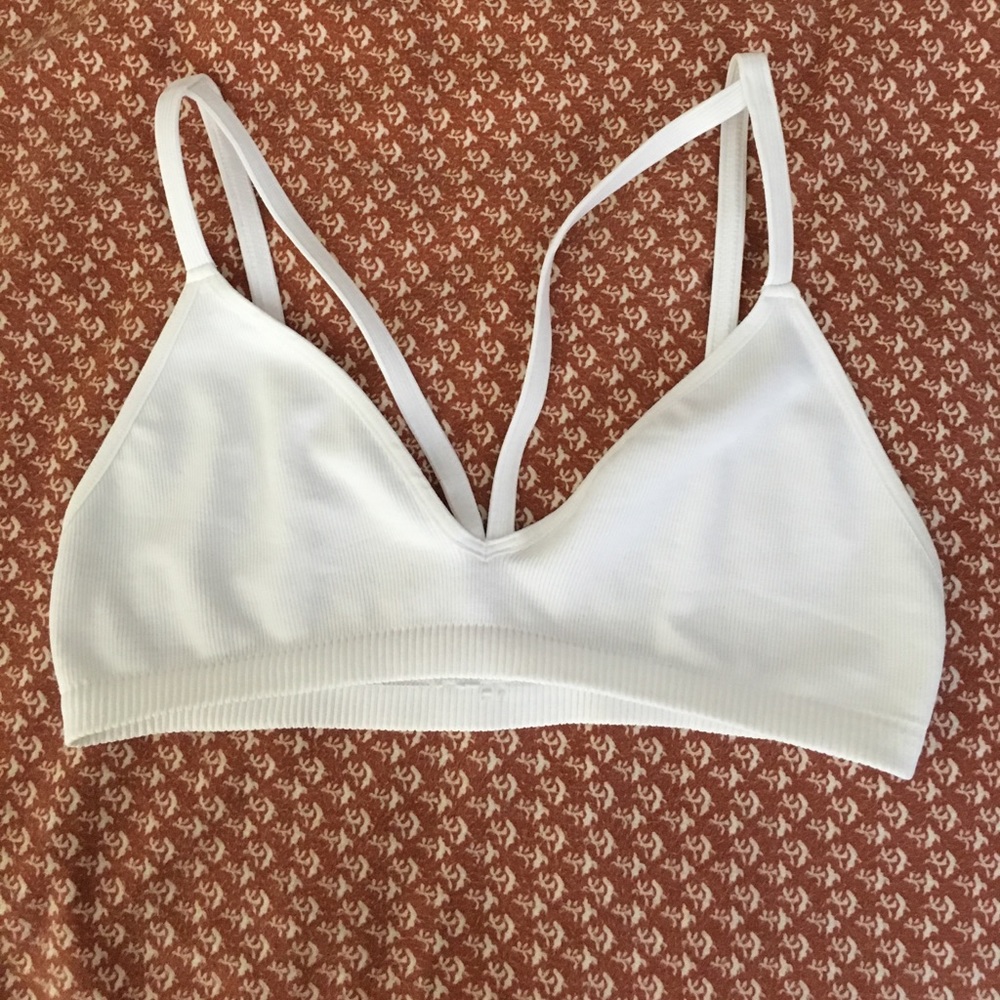 Free People White Bralette