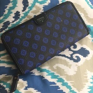 Fossil zip wallet