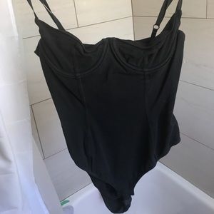 Black American Apparel body suit