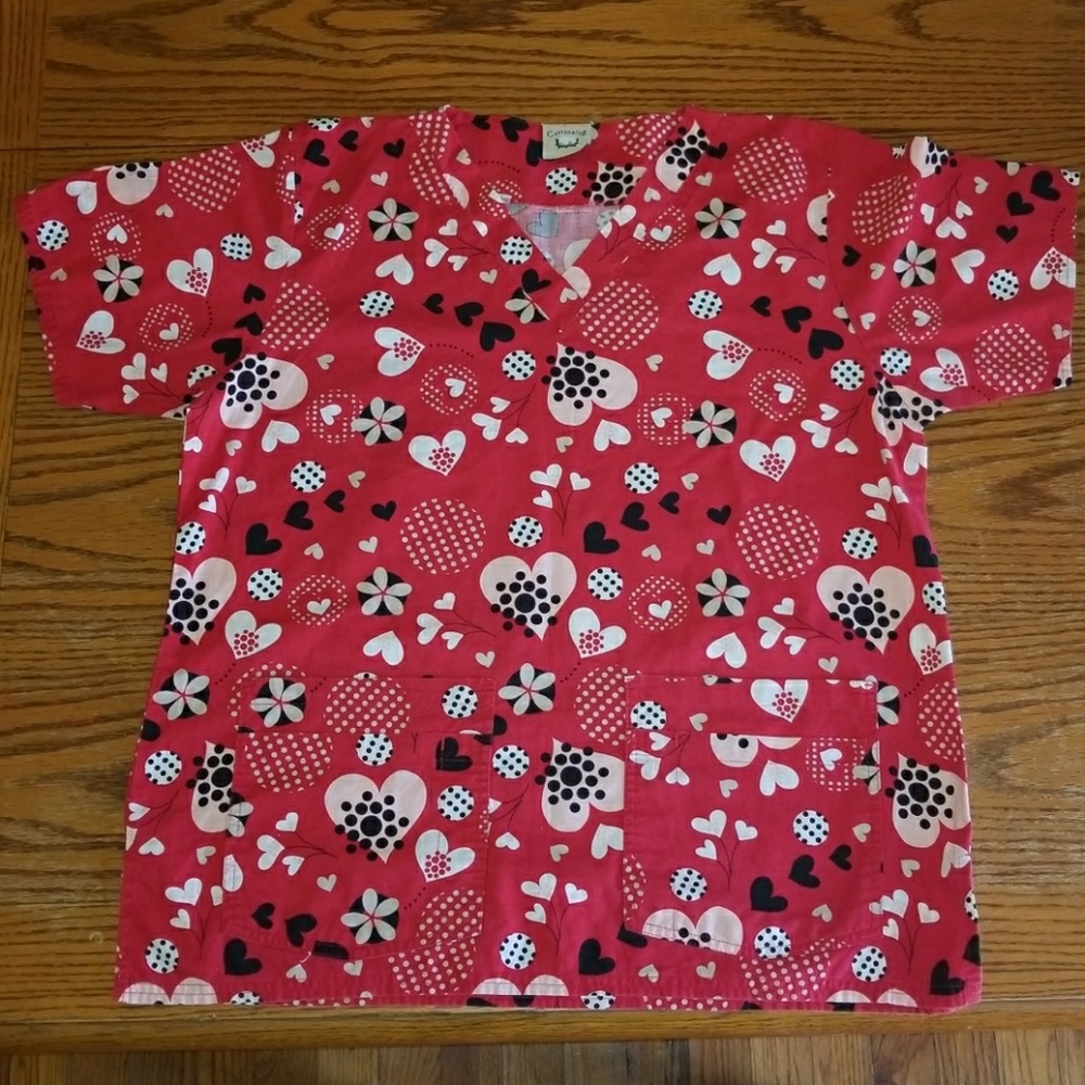 Women's scrub top sz.M