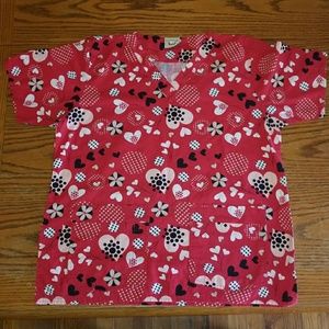 Women's scrub top sz.M