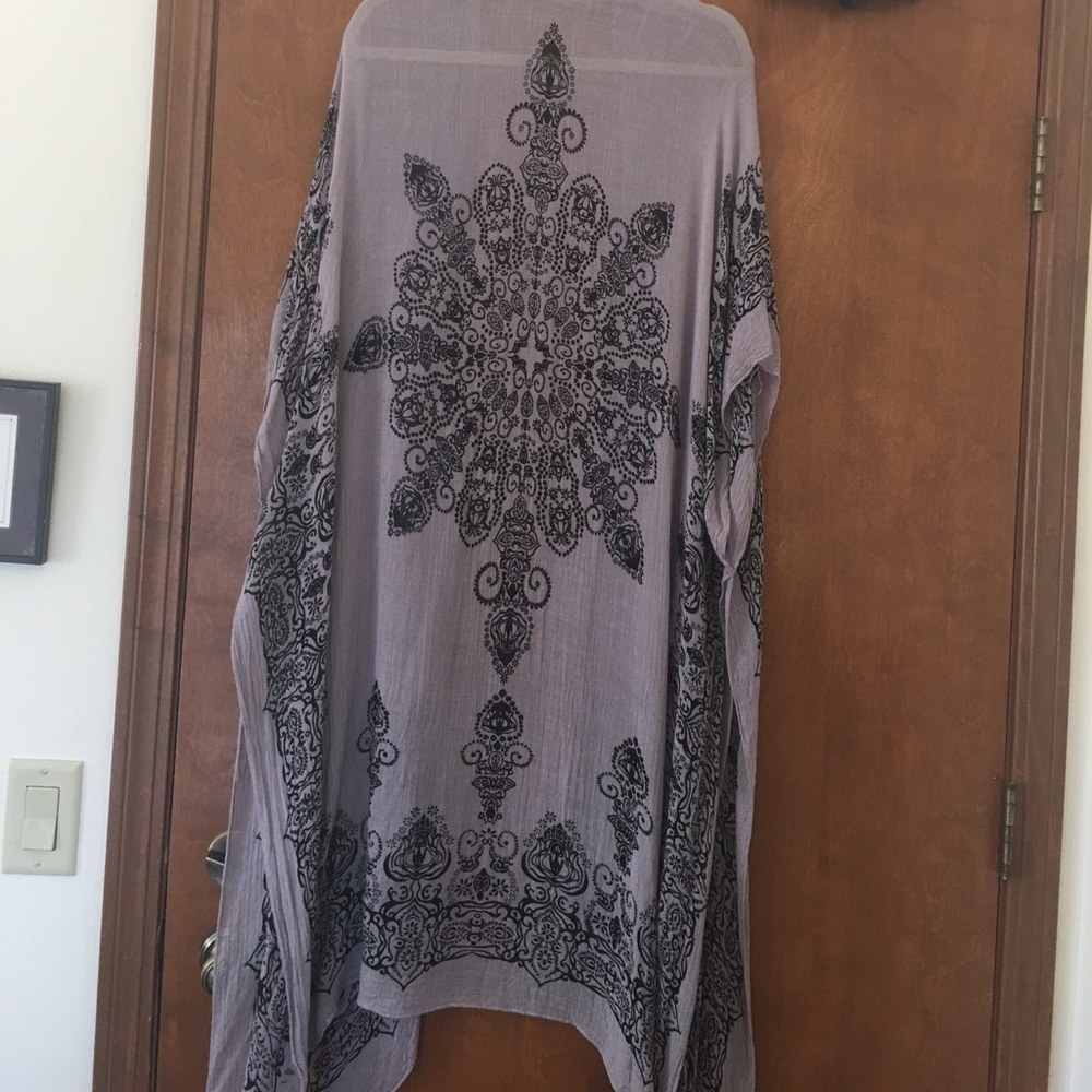Open long Sheer Cardigan