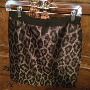 Animal Print Skirt
